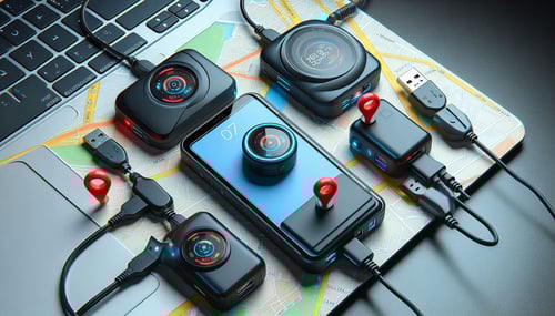 GPS tracking devices and USB charging ports GPS tracking devices and USB charging ports