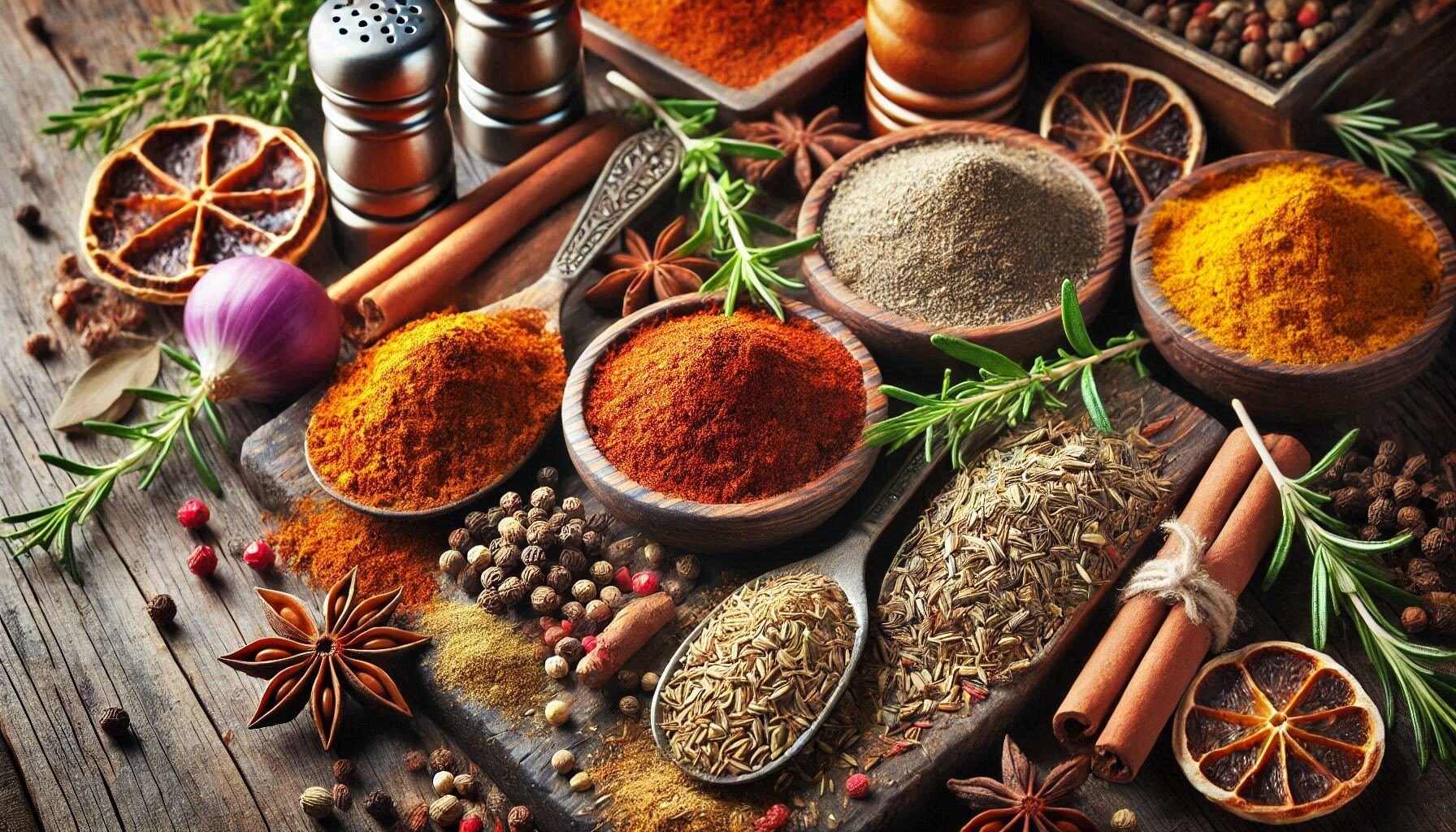 Spice blends Garam Masala, Zaatar, Herbes de Provence Spice blends Garam Masala, Zaatar, Herbes de Provence