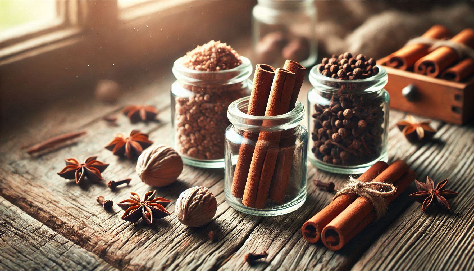 cinnamon, nutmeg, and cloves cinnamon, nutmeg, and cloves
