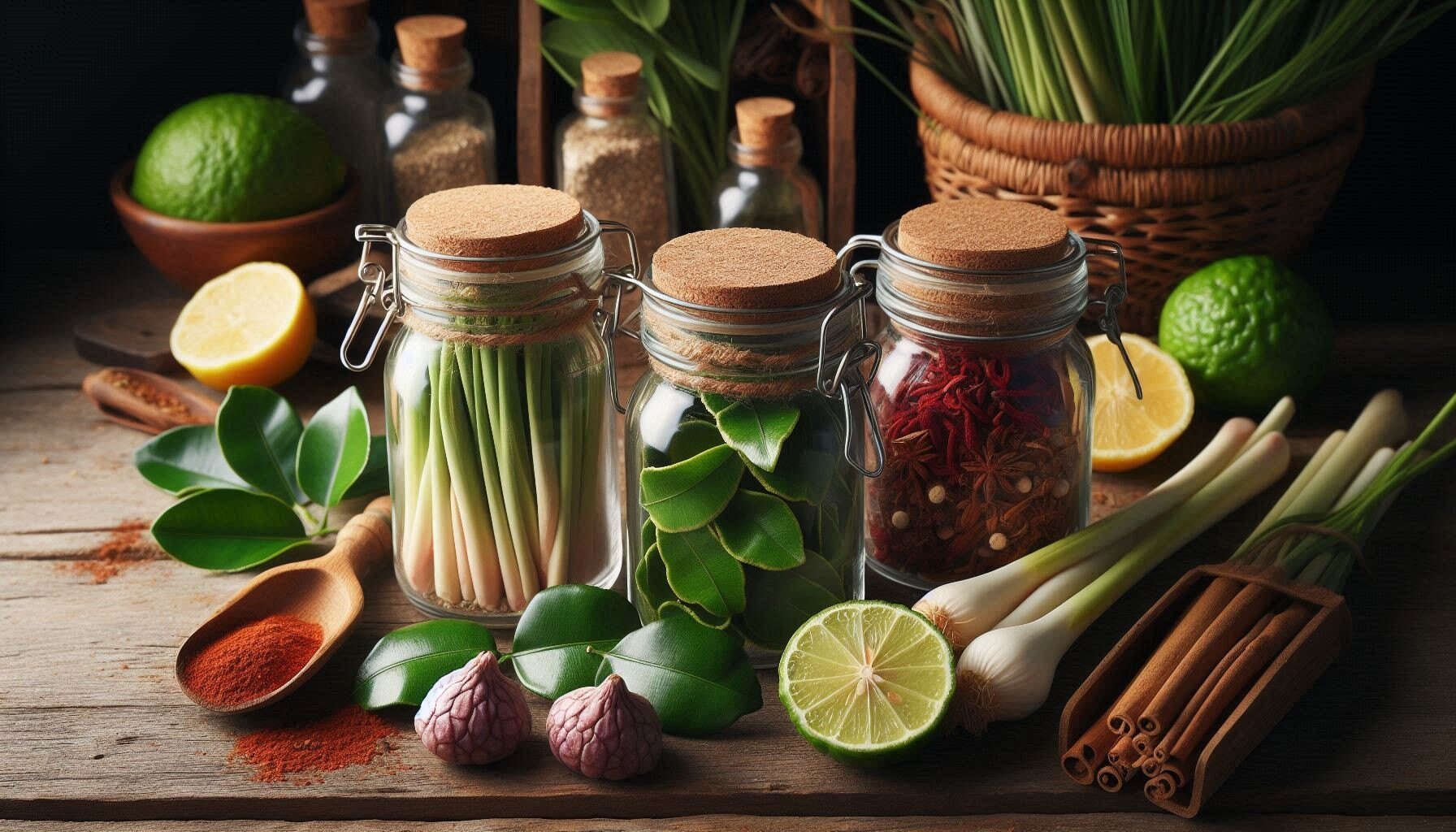 lemongrass, sumac, and kaffir lime leaves-1 lemongrass, sumac, and kaffir lime leaves-1