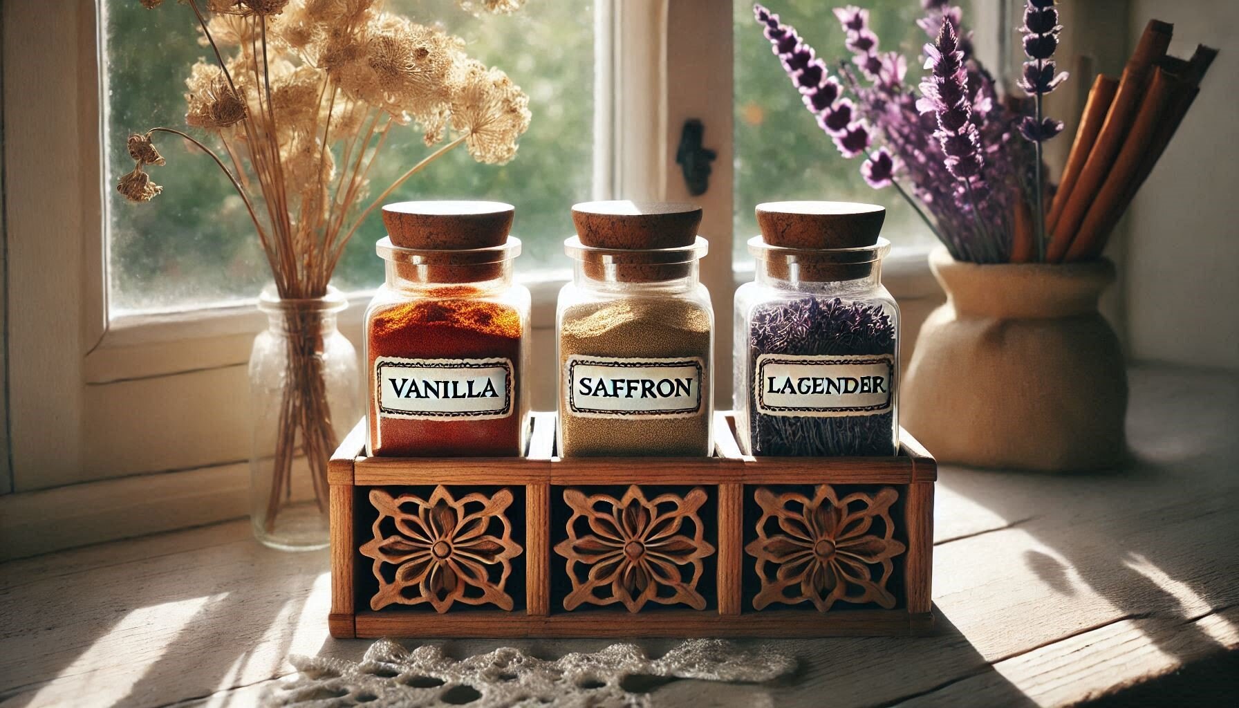 vanilla, saffron, and lavender-1 vanilla, saffron, and lavender-1